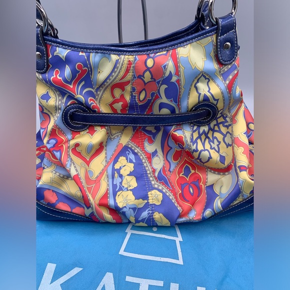 Kathy Van Zeeland Purse Retro Style With Dust Bag - Picture 10 of 12